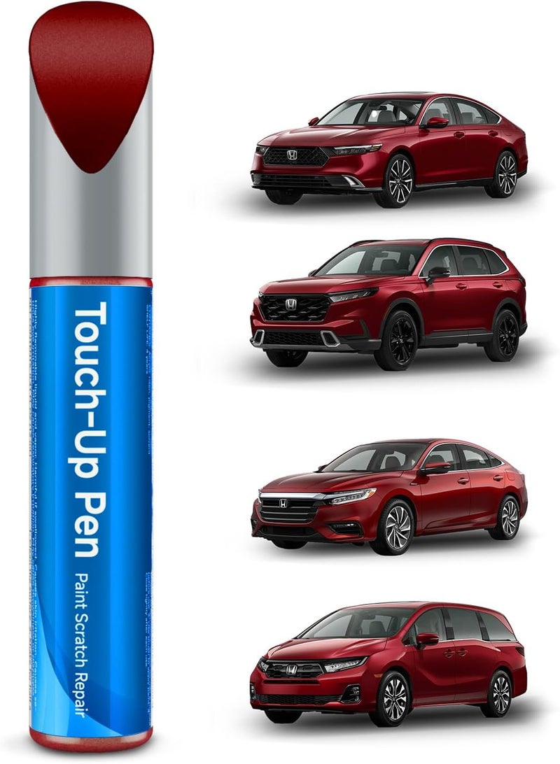 RSACET R-569M Radiant Red Metallic Touch Up Paint Compatible with Honda Exact Match Touch Up Paint Car Scratch Repair - Image 1